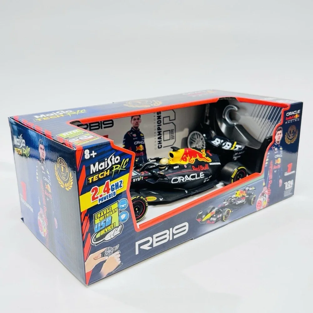 New Maisto‎ Tech R/C 2.4 GHZ USB Charge 1/24 Scale Red Bull 2025